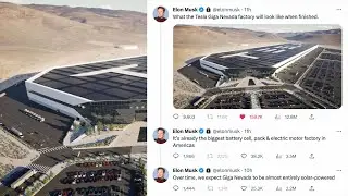 Elon Musks Tweets Tesla Giga Nevada Factory Future + Updates