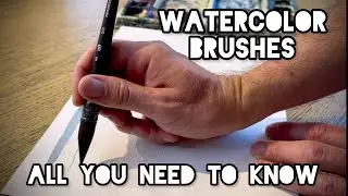 All you need to know about watercolor brushes