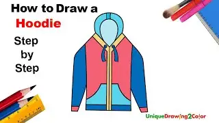 How to Draw a Hoodie - Step by Step Drawing Tutorial