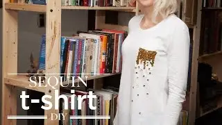 DIY Sequin tee