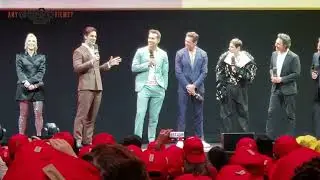 Ryan Reynolds, Hugh Jackman, Emma Corrin & Kevin Feige introduce Deadpool & Wolverine in London