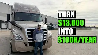 How to Start a Trucking Company with $13,000 in 2026