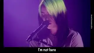 Billie Eilish - My Future Lyrics Live