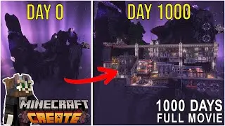 1000 Days End Only Survival using Minecraft Create Mod - END ONLY! [Full Movie] - Episodes 1-15