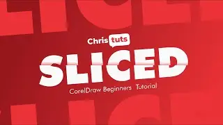 CorelDraw Beginner Tutorial: Sliced Text Effect