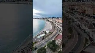 Nice, France 🇨🇵 beautiful view of the Promenade des Anglais