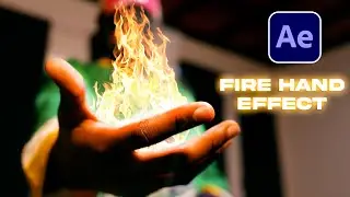 How To Create FIRE HAND EFFECT IN AFTER EFFECT ll After Effects Basic VFX Tutorial