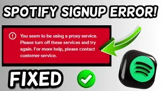 How to turn off proxy service on Spotify | You seem to be using a proxy service spotify fix