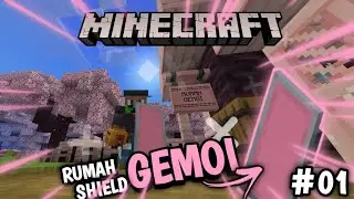 RUMAH GEMOI WARNA PINK🌺 MINECRAFT 1.20.0