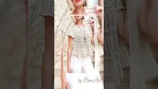 crochet top #crochet #fashion #crochettop #shorts #вязаниекрючком