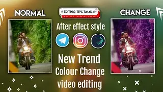 After effect style video colour change editing||Alight motion tutorial||colour change video