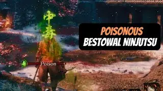 Sekiro - Toxic Shinobi vs Ashina General | Secret Bestowal Ninjutsu Technique