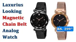 Cheap & Best Luxury Looking Magnetic Chain Belt Watches Unboxing and Review | Combo Offer