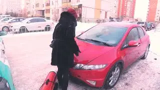 Отогреваю Девушку на Honda Civic 5D / стрим по видео 2021