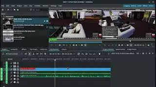 How to edit and use multiple audio track files video editing in Zorin os