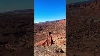 Chimney Rock Overlook in Capitol Reef National Park #explore #hiking #adventure