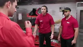 Working in the drive through scene (superwog)