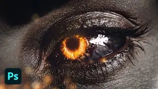 Genos's eye • Photoshop tutorial | One Punch Man