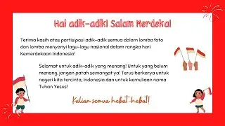 Lomba Foto dan Menyanyi HUT Republik Indonesia ke-76!