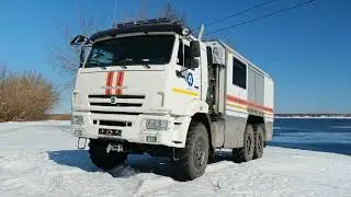 Новая аварийно-спасательная командно-штабная машина на шасси КАМАЗ-43118 МАКАР 6х6