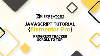 Javascript / jQuery alkalmazása Elementorhoz - Progress Tracker kiegészítés (back to top)