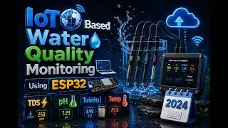 IoT Based Water Quality Monitoring💻 Using ESP32 | TDS⚡ | pH⚗️ | Turbidity🥃 | Temp🌡️| 2025 Blynk 2.0