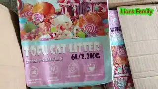 Pawtopia Premium Tofu Cat Litter Candy And Lavender #Tofu Cat #Pasir Kucing