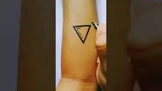 How To Make Triangle Tattoos On Arm 