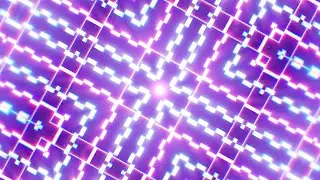 Flickering Repetitive Geometric Pattern Square Lights Background VJ Loop