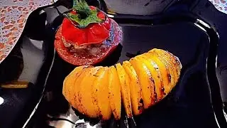 КАК КРАСИВО НАРЕЗАТЬ КАРТОФЕЛЬ!  УКРАШЕНИЯ ТАРЕЛКИ!  КАК КРАСИВО ОФОРМИТЬ СТОЛ