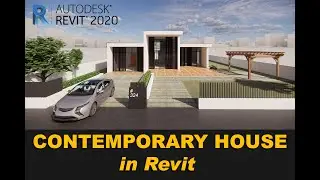 Contemporary House MODELING in Revit.