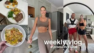 MY WEEKLY ROUTINE | healthy habits, workouts and meals to level up