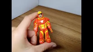 Тони Старк. Железный человек из пластилина. Похожый фрагмент из фильма Iron man в виде анимации.