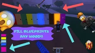 Roblox Lumber Tycoon 2 TURN BLUEPRINTS TO ANY WOOD HACK/FILL YOUR BLUEPRINTS
