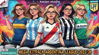 Mega Kitpack Argentina League Season 2025/26 + Installation - PES 2021