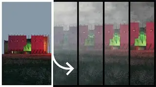 Animation Creation from a Single Rendered Image - VRay, Rhino and After Effects