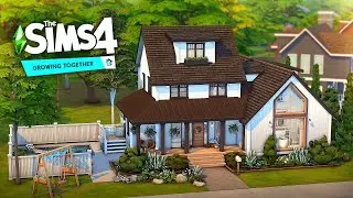 Modern Farmhouse Family Home 🖤 | The Sims 4 Speed Build