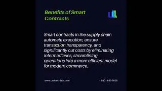 Revolutionizing Supplier Agreements with Smart Contracts | Utah Tech Labs