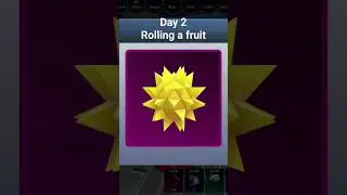 day 2 Rolling a fruit In demon fruit RPG