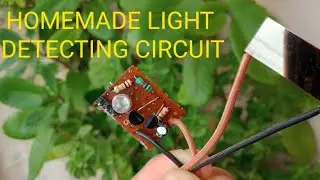 Light Detecting Circuit | How To Make LDR At Home Using Solar Pannel