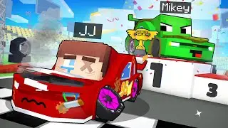 JJ CAR.. No Way RACING - Sad Story - Maizen Minecraft Animation