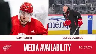 Klim Kostin & Coach Lalonde Pregame Media - 10/7 vs. Toronto
