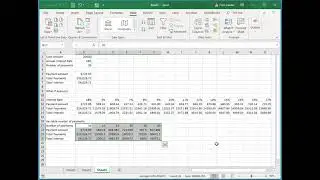 Microsoft Excel - What If Analysis: One Way and Two Way Data Tables