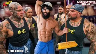 Anatoly Takes on the Worlds Strongest Man in a Gym Prank Battle 💪😲 | Anatoly GYM Prank