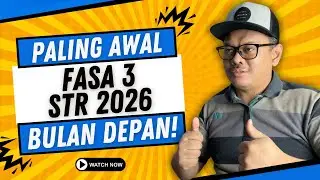 FASA 3 STR PALING AWAL BULAN DEPAN! JULAI 2026!