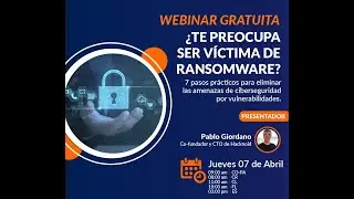 #QvEventos ¿Te preocupa ser víctima de Ransomware?