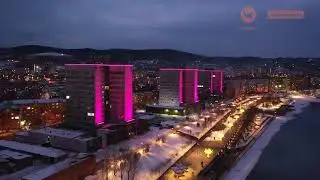 Комплексное освещение домов по ул. Гладкова в Красноярске