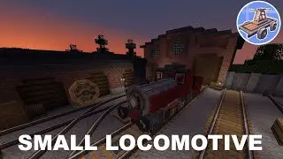 Minecraft Create Mod Train Build - Small Locomotive