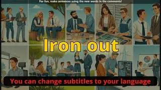 Iron out meaning with 5 examples