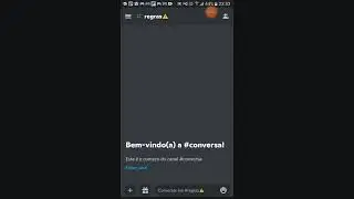 criei meu servidor no discord